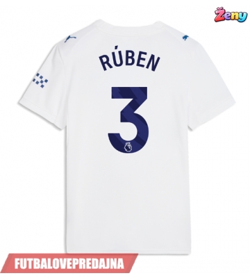Lacne Ženy Futbalové dres Manchester City Ruben Dias #3 2026-27 Krátky Rukáv - Tretina